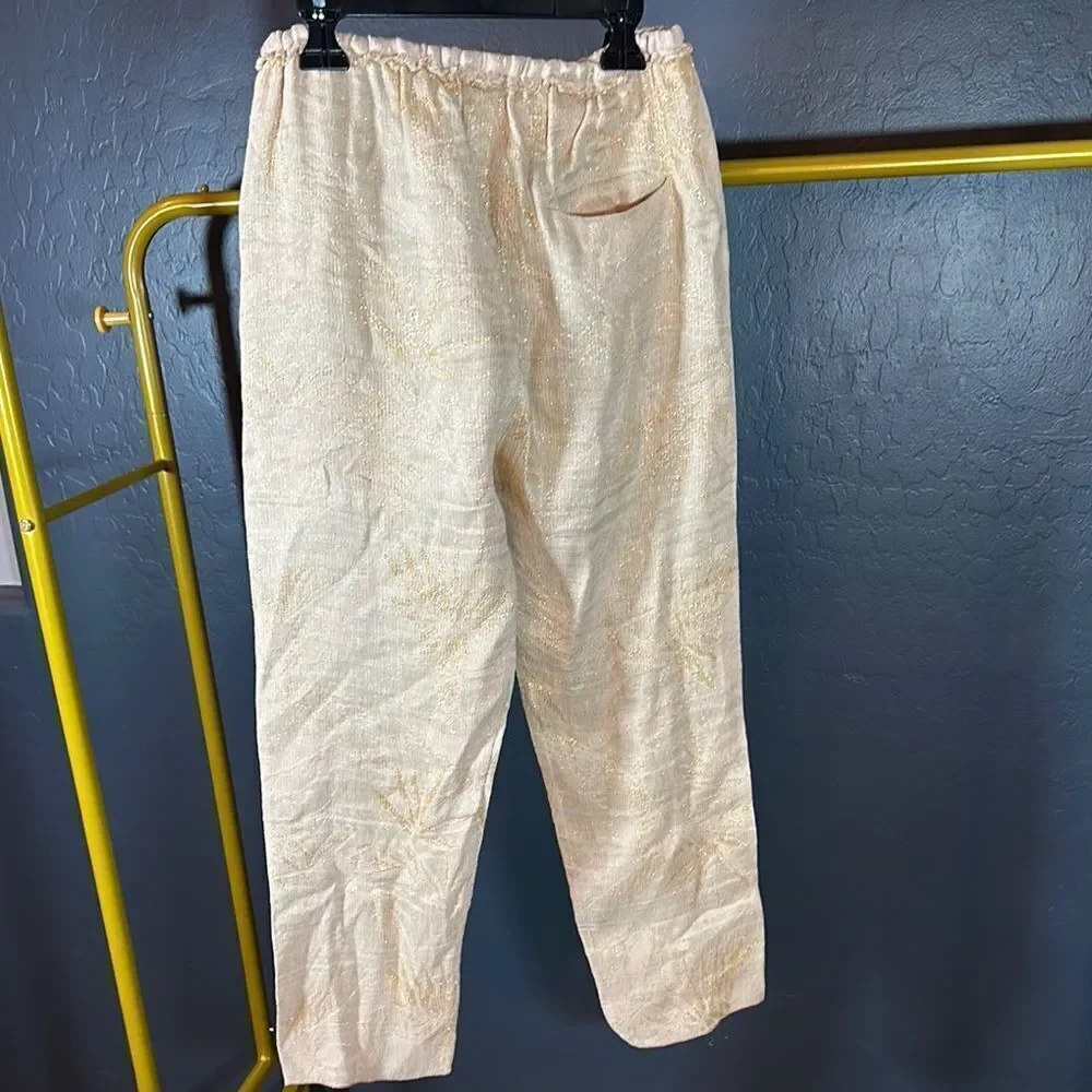 Beige Drawstring Pants - Picture 5 of 10